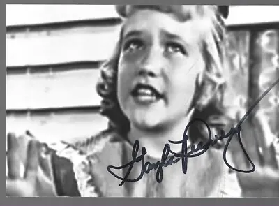 Gayla Peevey Signed Autograph 4x6 Photo I Want A Hippopotamus For Christmas Sing • $2.90