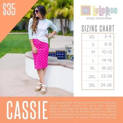 NWT - LuLaRoe Cassie Skirt - Various Prints And Sizes • $24