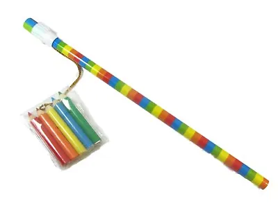 Rainbow Eraser Topper Pencils X 4 Plus Mini Colouring Pencils Party Bag Fillers • £5.63