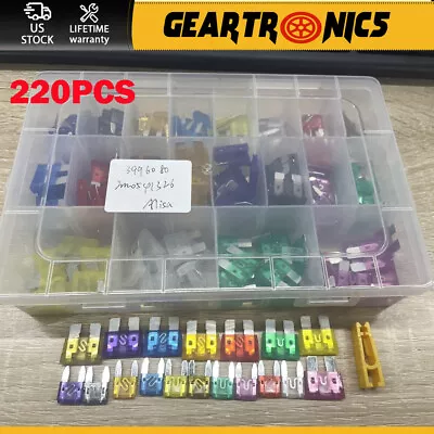 $11.83 • Buy 220X Car Blade Fuse Assortment Assorted Kit Blade Auto Truck Automotive Parts US