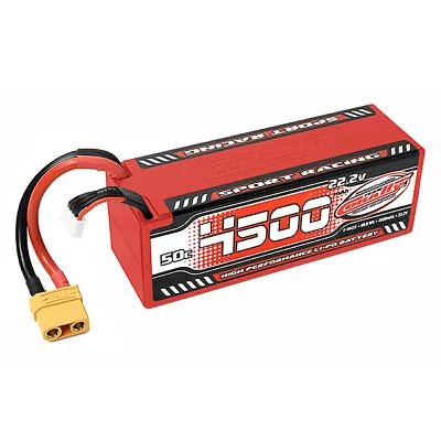 Corally Sport Racing 50C LiPo Battery 4500mAh 22.2V Stick 6S Hardwire XT90 • £98.45