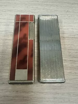 2 Vintage Rollagas Style Lighters - Kreisler And Flamex - Parts/Repair • $12