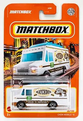 2022 Matchbox - Chow Mobile Ii 35/100 - 1:64 Famous Burger Food Truck • $7.88