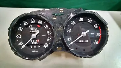 Fiat 850 Coupe Series 1 Veglia Borletti Gauge Cluster - Speedometer & Tachometer • $149