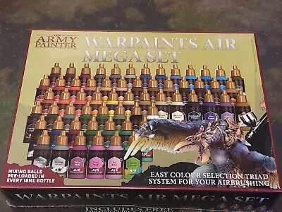 Warpaints: Air Mega Paint Set Army Painter Paint Set Kit New! 50 Paints! • $199.99