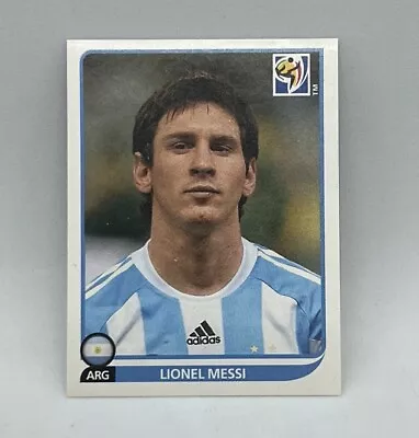 Lionel Messi 2010 Panini South Africa World Cup Sticker #122 Argentina • $39.99