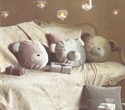 £1.25 • Buy Three Bear Cushions~toy Sewing Pattern + Enlarged Templates