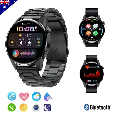 $59.95 • Buy Bluetooth Call Smart Watch Touch Screen Blood Pressure Waterproof Sports Fitness