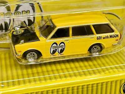 Tarmac Works 1:64 Datsun Bluebird 510 Wagon Mooneyes Special Limited Edition • $9.99