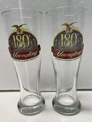 Two YUENGLING 180th Anniversary Glasses 1829-2009 • $19