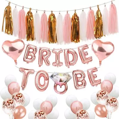 Bachelorette Party Decorations Bridal Shower Balloons Kit Includes Balloons New • $18.99