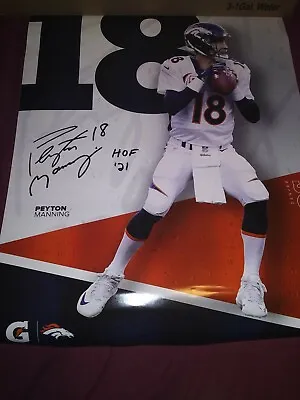 $25.99 • Buy New Peyton Manning Denver Broncos Hall Of Fame 2021