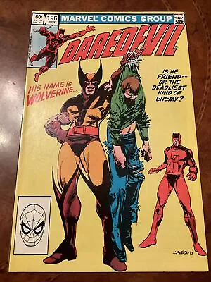 Marvel Daredevil #196 Bronze Age Comic Book 1983 1st Team-up With Wolverine • $17.03