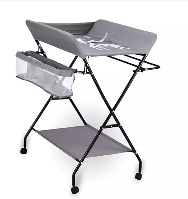 Baby Changing Table Adjustable Height Unit Infant Diaper Nappy Changing Station • £67.87