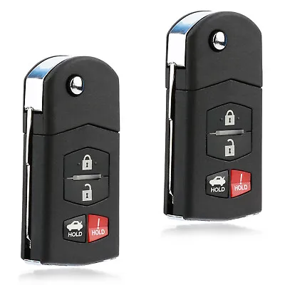 2 For 2010 2011 2012 2013 Mazda 3 Keyless Car Flip Remote Key Fob Transmitter • $24.95