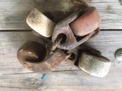 $50 • Buy Antique Bed  Ceramic Castors