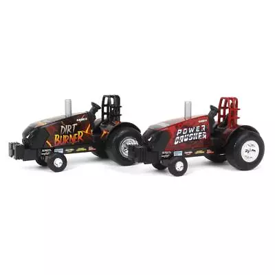 ERTL 1/64 Case IH  Power Crusher  &  Dirt Burner  Diecast Pulling Tractors 37917 • $39