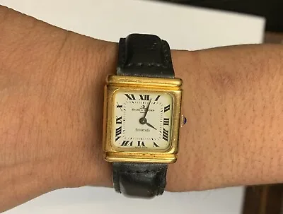 Ladies 17Jewel TIFFANY & CO BAUME & MERCIER  Solid 18K Yellow Gold Watch • $1699