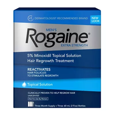 RogaineMen's Extra Strength Solution 3-mo Hair Regrowth Treatment Revitalizes` • $28.50