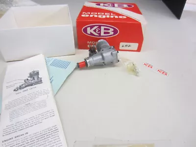 Vintage K&B No. 6712 VECO .19 Model Aircraft Engine Unused W/Box • $49.99