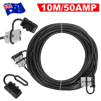 $30.35 • Buy 10M 50 AMP Extension Lead Twin Core Automotive Cable For Anderson Style Plug