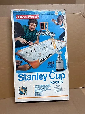 Vintage 1970's Coleco NHL Stanley Cup Hockey Game No 5380 Empty Box Only • $59.99