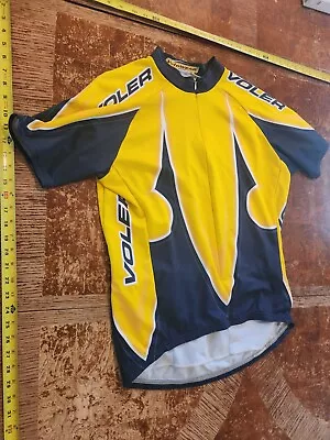 Voler Cycling Jersey Yellow Medium Men's *More In Store* #S72 • $14.54