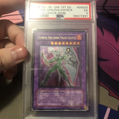 $450 • Buy Elemental Hero Shining Phoenix Enforcer Psa 5 Yugioh 1st Eoj-en033
