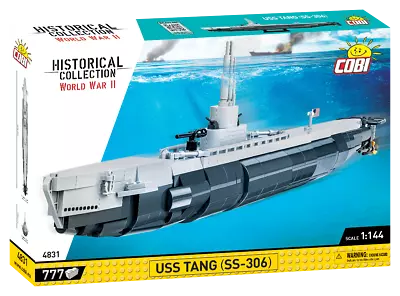 Cobi 4831 - Historical Collection - 1:144 WWII Uss Tang (SS-306) - New • $83.34
