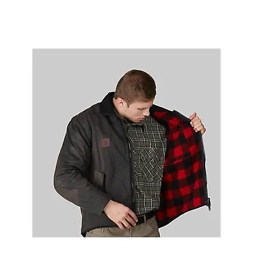 NEW - SWANNDRI MEN'S WAIMAK OILSKIN JACKET WITH Wool Lining Outdoor Work • $195