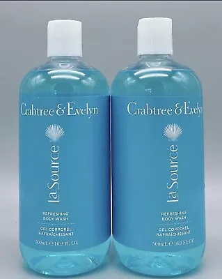 £87.42 • Buy Crabtree & Evelyn La Source Refreshing Body Wash 16.9fl Oz Lot 2