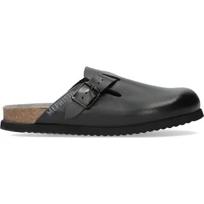 Mephisto Nathan Mens Black Boston Leather Chef Clogs Work Shoes Size 8-12 • £99.99