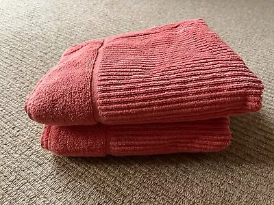 £20 • Buy Christy Bath Mat X 2 Coral/Pink, Great Condition (see Description)