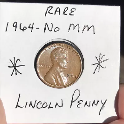 1964 Lincoln Penny No Mint Mark Philadelphia Mint Coin See Pics! • $19.75