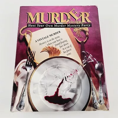 Murder A La Carte: A Vintage Murder Mystery Party Game 6 Players Dinner Party • $19.95