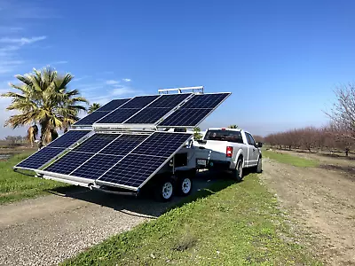 Complete Off-Grid Solar Mobile Trailer : Sun Titan L20 - 20.5Wh Lithium Battery • $28999