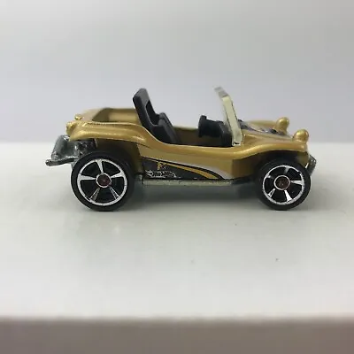 Hot Wheels Meyers Manx VW Dune Buggy Gold With Black White Accents Malaysia • $12.10
