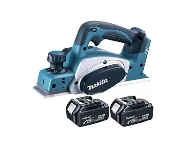 £270 • Buy Makita DKP180Z LXT 18V Li-Ion Cordless Planer 82mm Body With 2 X 5.0Ah BL1850 Ba