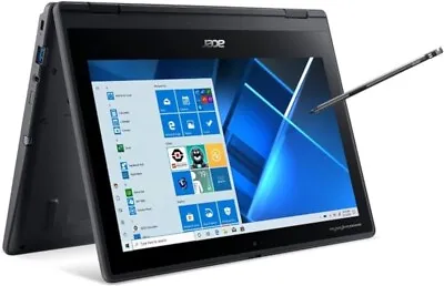 Acer TravelMate Spin B311 2 In 1 Touch Intel Celeron N4120 4GB 64GB SSD Win 11 • £79.99