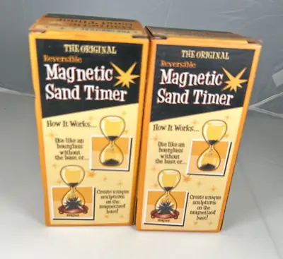 Vintage Westminster Hourglass Original Reversible Magnetic Sand Timer Glass NOS • $19.99
