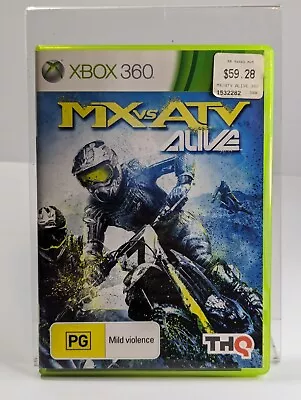 MX Vs ATV Alive For Microsoft Xbox 360 Complete Game PAL • $9.95