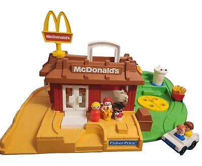 Vintage Fisher Price Little People 1989 McDONALDS 2552 Restaurant Clean • $309.87