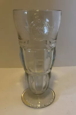 Vintage Heavy Embossed Steak N Shake Giant Milkshake Restaurant Serving Glass  • $13