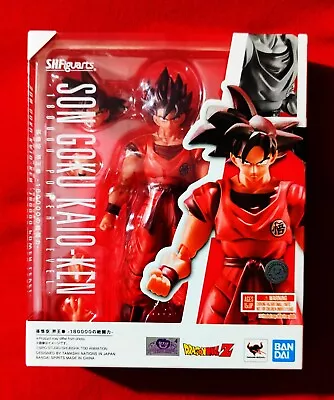 🔥 Sh Figuarts Bandai Dragonball-z  Son Goku Kaio-ken 180000 Power Level  Figure • $53.75