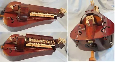 Original Hand Made 6 Strings 23 Keys Hurdy Gurdy VielleMaple Wood • $1199
