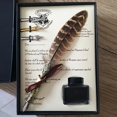 $26.97 • Buy Harry Potter Hogwarts Latter Quill Pen Vintage European Feather Collectible Gift