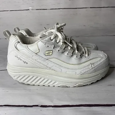 Sketchers Shape Ups Women's 11800 White Walking Toning Shoe Sz 8.5 NEED INSOLES* • $19.99