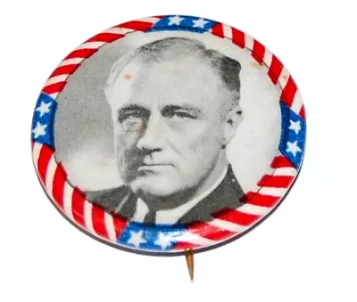 1932 FRANKLIN D. ROOSEVELT FDR PRESIDENT Campaign Pin Pinback Button Political • $14.95