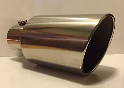 Chevy Duramax 6.6l Polished Stainless Diesel Exhaust Tip 5  In 8  Out 18  L • $99.95