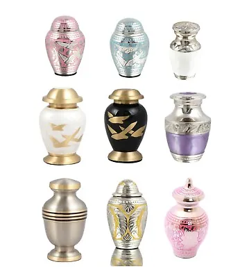 £19.99 • Buy Keepsake Urn For Ashes Token Mini Urn Human Or Pet Memorial Various Designs